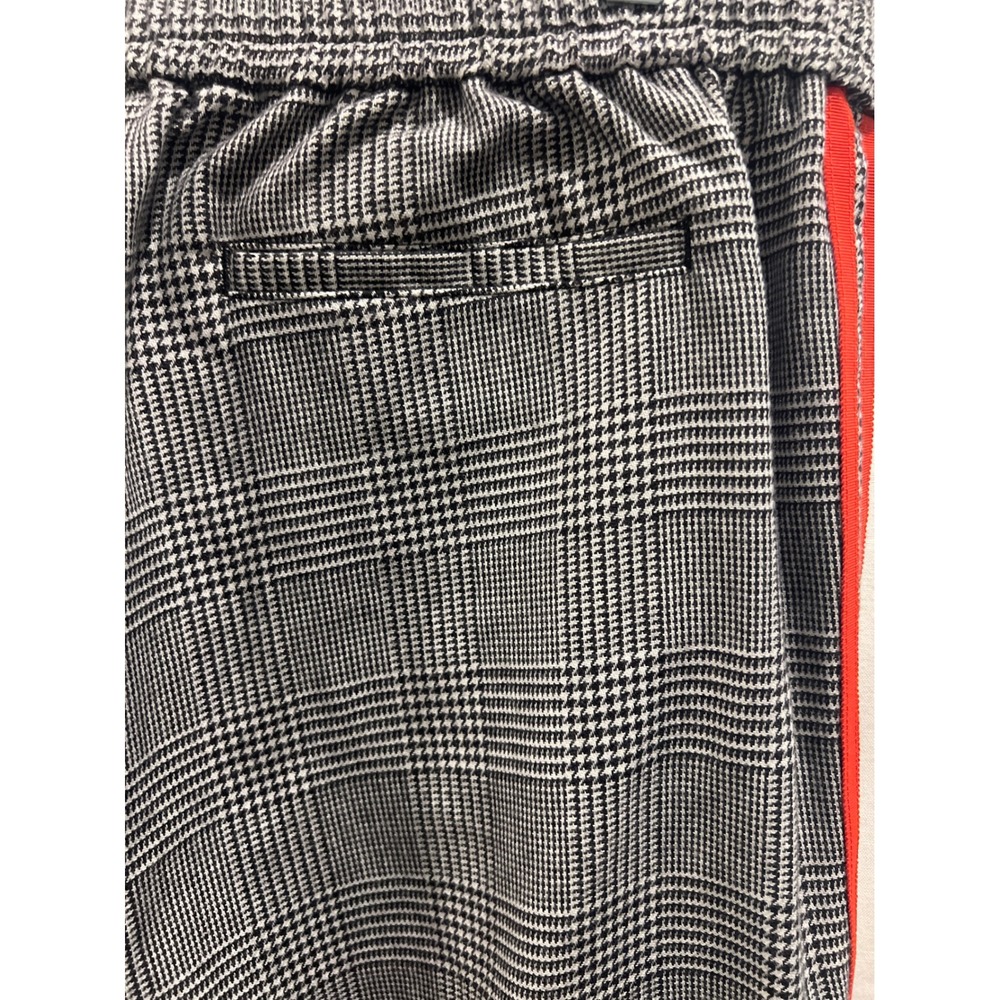 Adidas Originals x 424 Men Wool Track Pants Glen Plaid Black White Red FU4177 XL - Picture 4 of 10